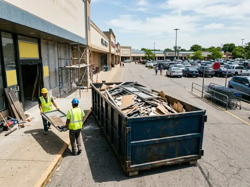 retail-store-renovation-debris-003 — frequently asked questions, Roll-off Dumpster Rentals in Warr Acres, OK